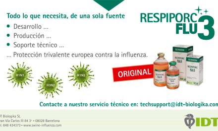 RESPIPORC FLU3- la vacuna trivalente para el control de la Influenza porcina desarrollada por IDT Biologika, ahora también presente en España y Portugal bajo la marca original.