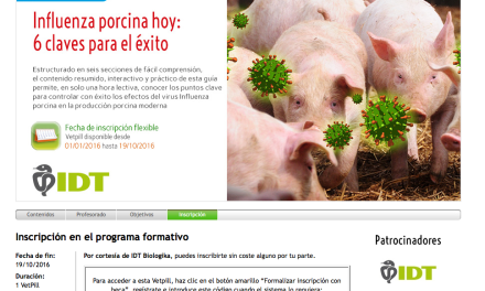 IDT comprometida con la difusión del conocimiento sobre Influenza porcina