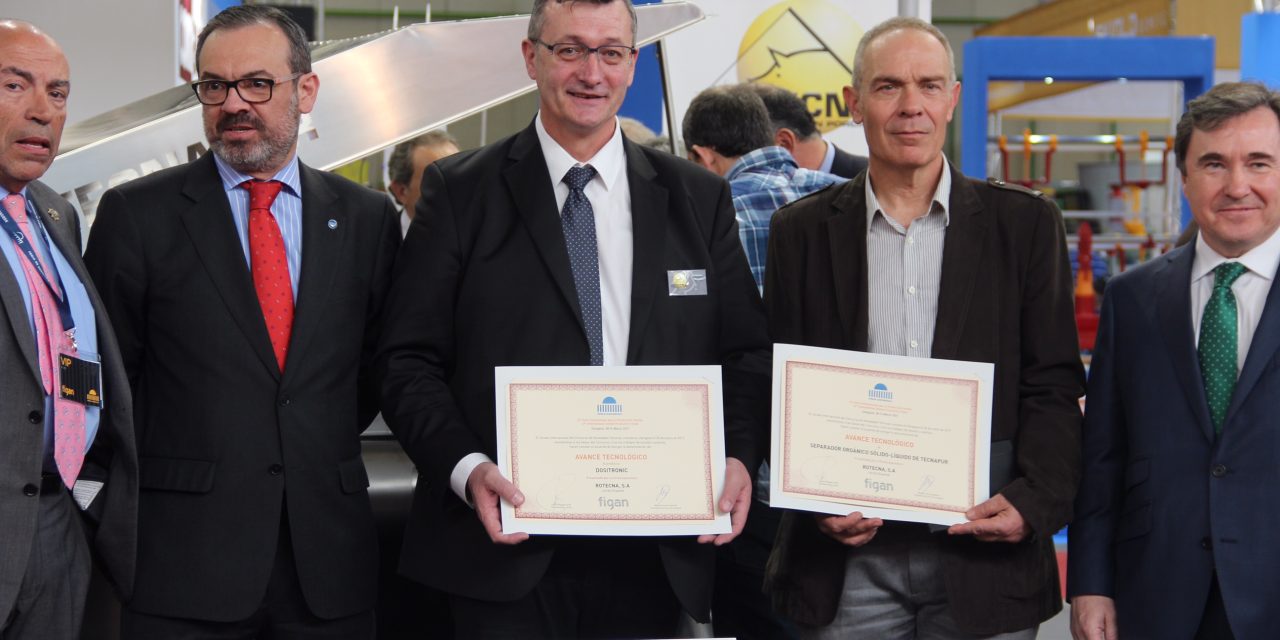 El Separado de Sólidos TP‐01 y el Dositrinic de Rotecna premiados en FIGAN 2017