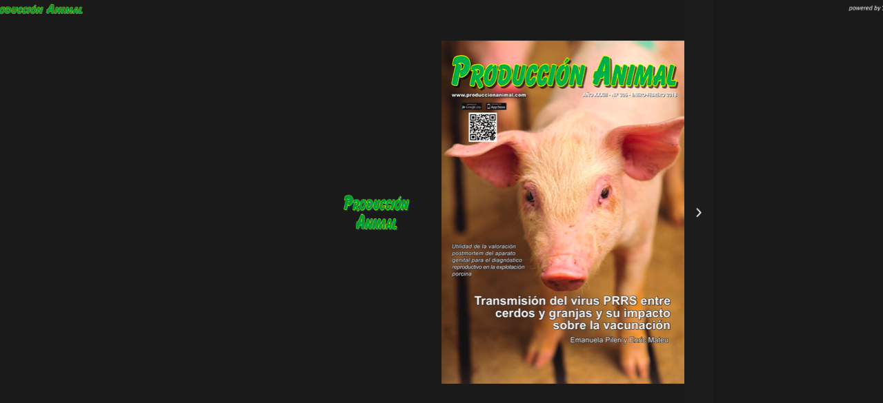 Ya está disponible online la última edición de Producción Animal