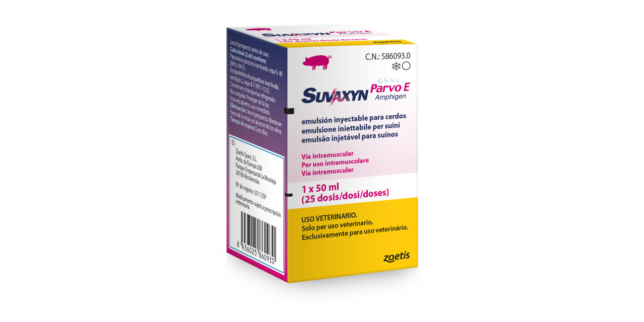 Suvaxyn® Parvo-E Amphigen: vacunación temprana y de larga duración  frente a la Parvovirosis Porcina y el Mal Rojo