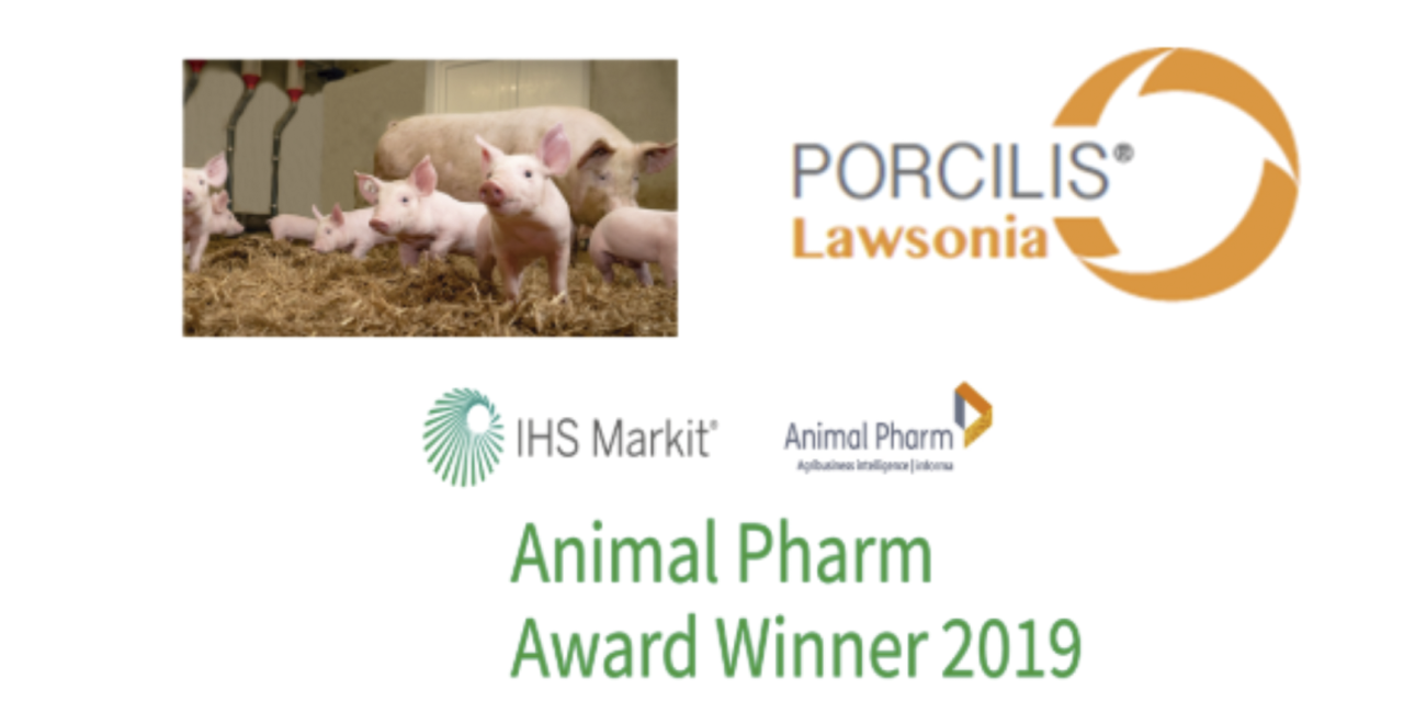 Porcilis® Lawsonia, de MSD Animal Health, reconocido como Mejor Producto de 2019 para Animales de Producción