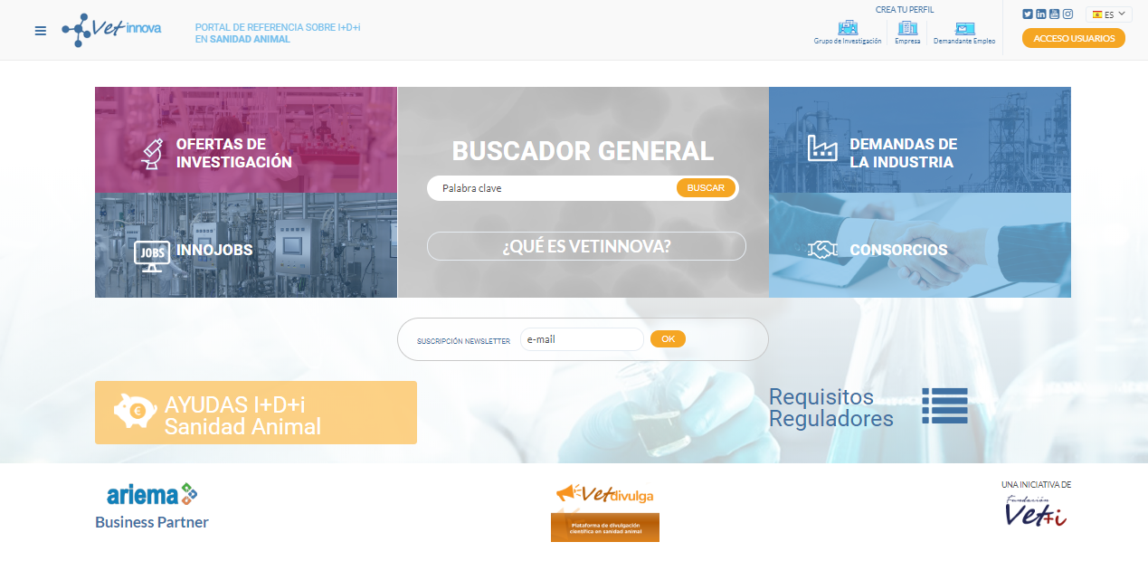 La Fundación Vet+i lanza el portal “Vetinnova 2.0”