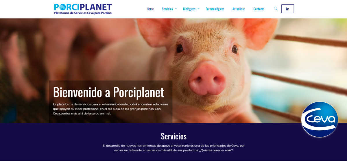 Ceva Salud Animal lanza la web Porciplanet