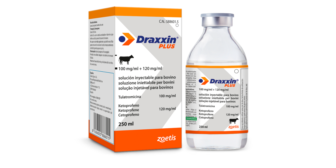 Draxxin Plus, nueva combinación para el tratamiento de la enfermedad respiratoria bovina (ERB)