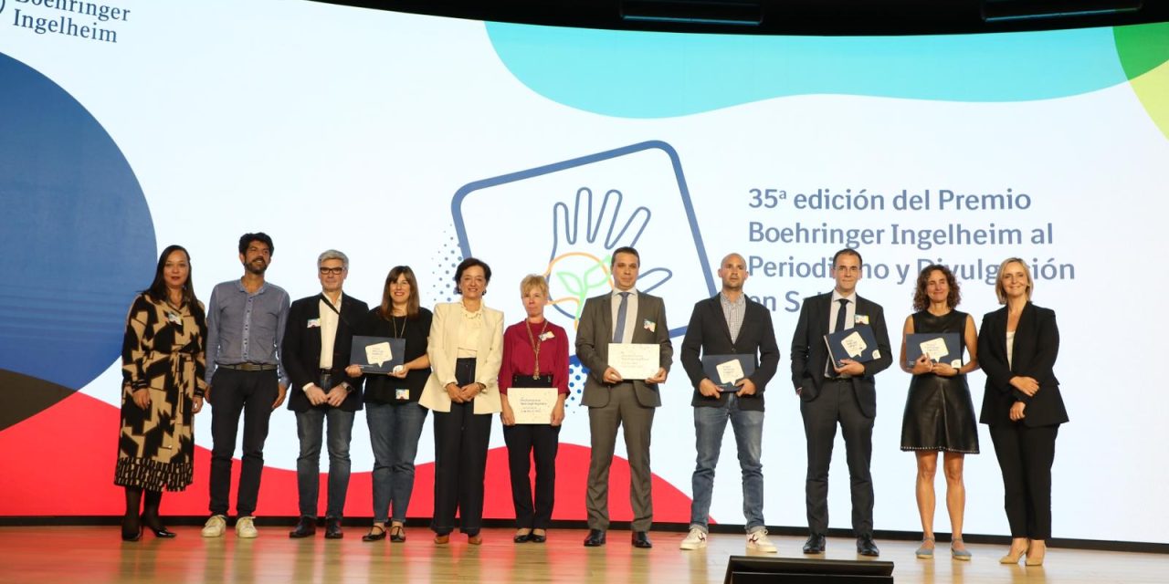 Se anuncian los ganadores de la 35ª edición del Premio Periodístico Boehringer Ingelheim al Periodismo y Divulgación en Salud